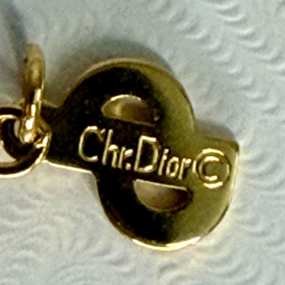 Christian Dior 18K Gold Plated Pearl Necklace | Vintage | Project Piece - Picture 3 of 3